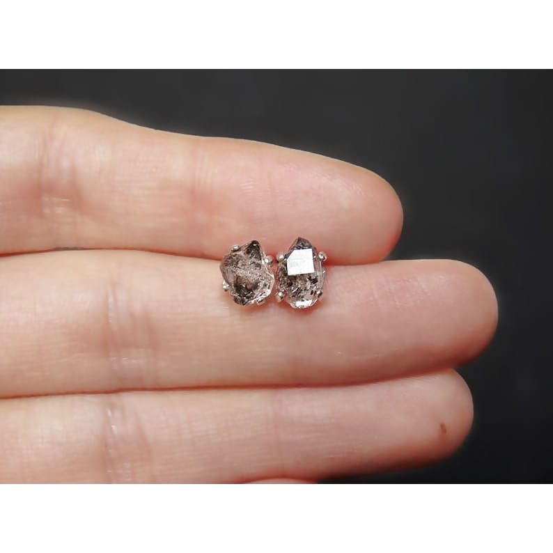 Glowing Herkimer Earrings Earrings Handmade Handcrafted