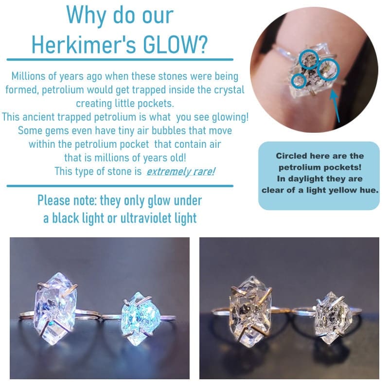 Glowing Herkimer Earrings Earrings Handmade Handcrafted