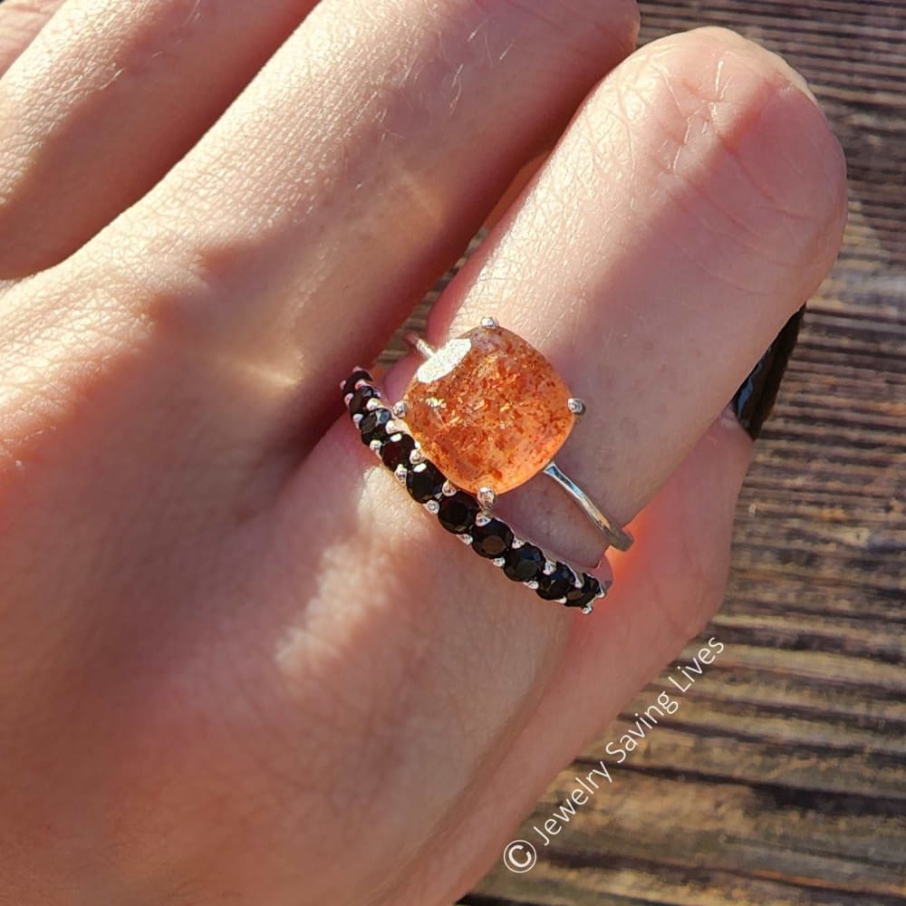 Halloween Inspired Stacking Ring Set Rings Handmade Handcrafted