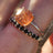 Halloween Inspired Stacking Ring Set Rings Handmade Handcrafted