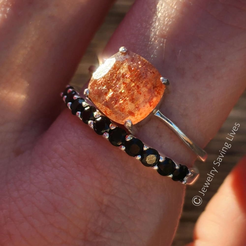Halloween Inspired Stacking Ring Set Rings Handmade Handcrafted