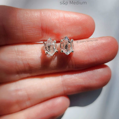 Herkimer Diamond Stud Earrings