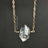 Herkimer Diamond Bar Necklace Necklaces Handmade Handcrafted