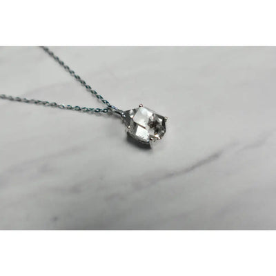 Herkimer Diamond Glowing Necklace Necklaces Handmade Handcrafted