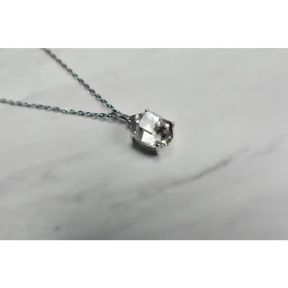 Herkimer Diamond Pendant Necklace Necklaces Handmade Handcrafted