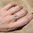 Herkimer Ring - Double Band Rings Handmade Handcrafted