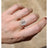 Herkimer Ring - Double Band Rings Handmade Handcrafted