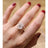 Herkimer Ring - Double Band Rings Handmade Handcrafted