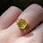 Hexagon Doublet Peridot Ring Rings Handmade Handcrafted