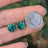 Hexagon Emerald Stud Earrings Earrings Handmade Handcrafted