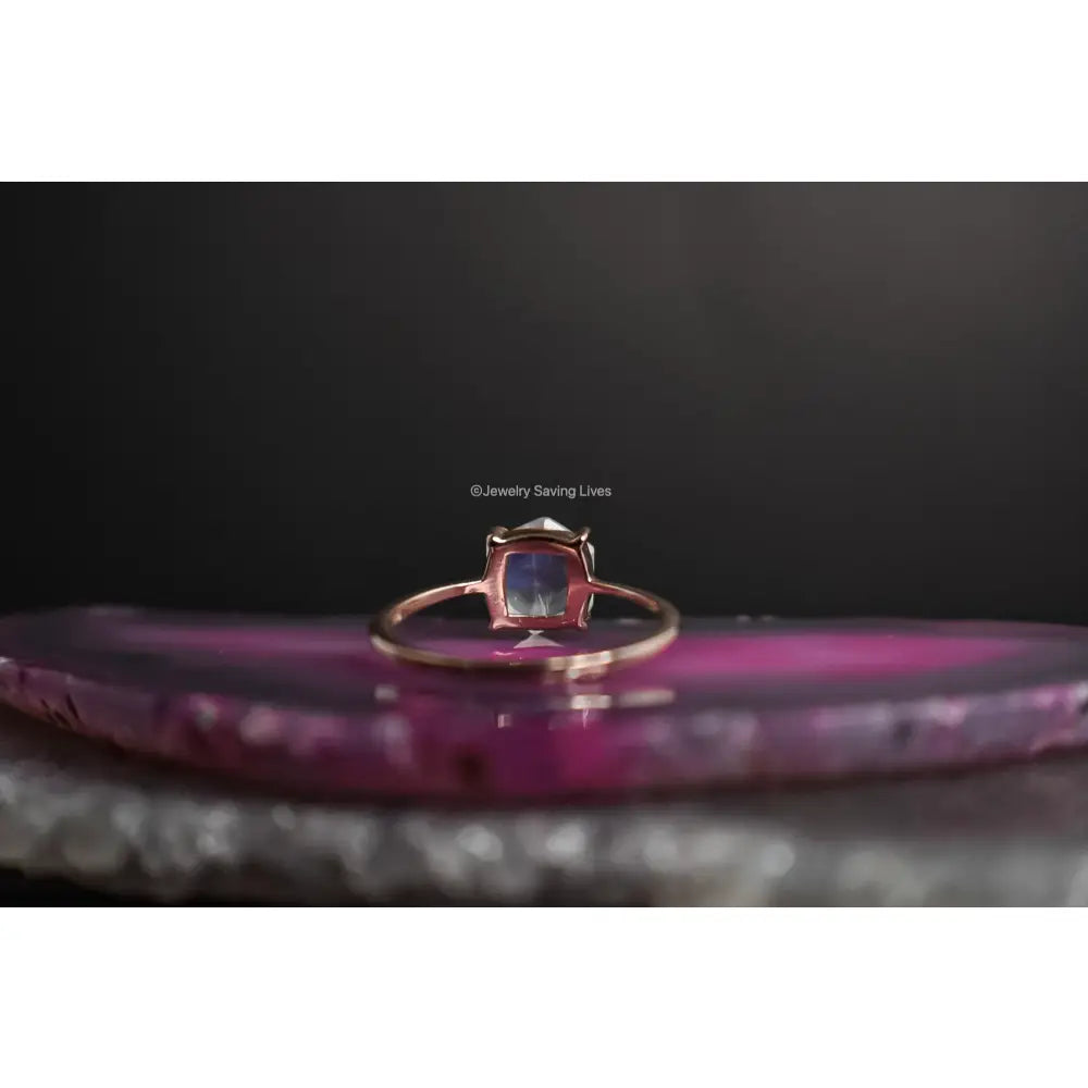 Hexagon Moonstone Ring Rings Handmade Handcrafted
