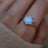 Hexagon Moonstone Ring Rings Handmade Handcrafted