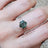 Hexagon Moss Agate Ring Rings Handmade Handcrafted