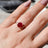 Hexagon Ruby Ring Rings Handmade Handcrafted