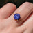 Hexagon Sapphire Ring Rings Handmade Handcrafted