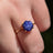 Hexagon Sapphire Ring Rings Handmade Handcrafted