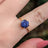 Hexagon Sapphire Ring Rings Handmade Handcrafted