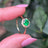 Vintage Hexagon Ring - Emerald