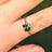 Holiday 3 Stone Cluster Ring Rings Handmade Handcrafted