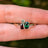 Holiday 3 Stone Cluster Ring Rings Handmade Handcrafted