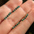 Small Emerald Hoops