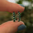 Small Emerald Hoops