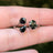Onyx 3 Stone Ring