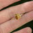 Citrine 3 Stone Cluster Ring