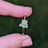 Peridot 3 Stone Cluster Ring