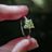 Peridot 3 Stone Cluster Ring