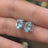 Oval Aquamarine Earrings