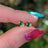 Micro Stud Oval - Emerald