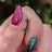 Micro Stud Oval - Emerald