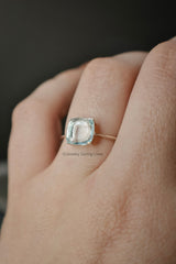 THE ASHER - NATURAL AQUAMARINE