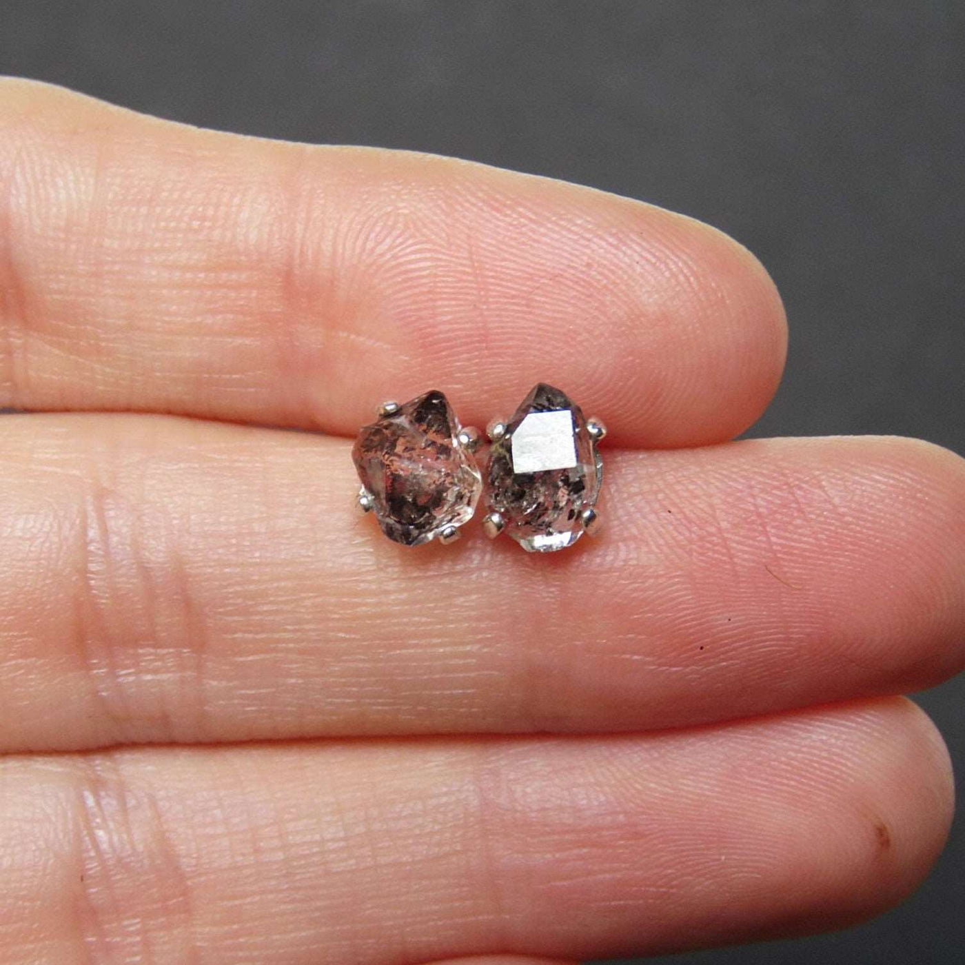 Herkimer Diamond Stud Earrings