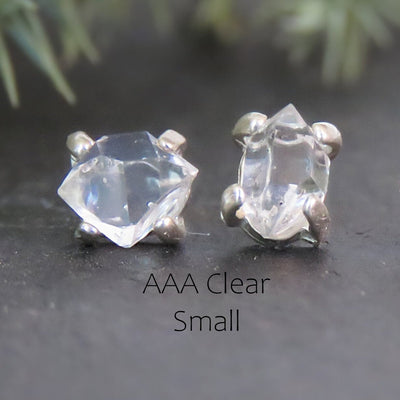 Small Herkimer Diamond Earrings