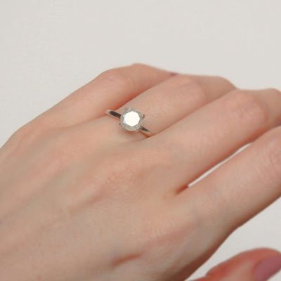 Last Call: Solitaire White Diamond Ring