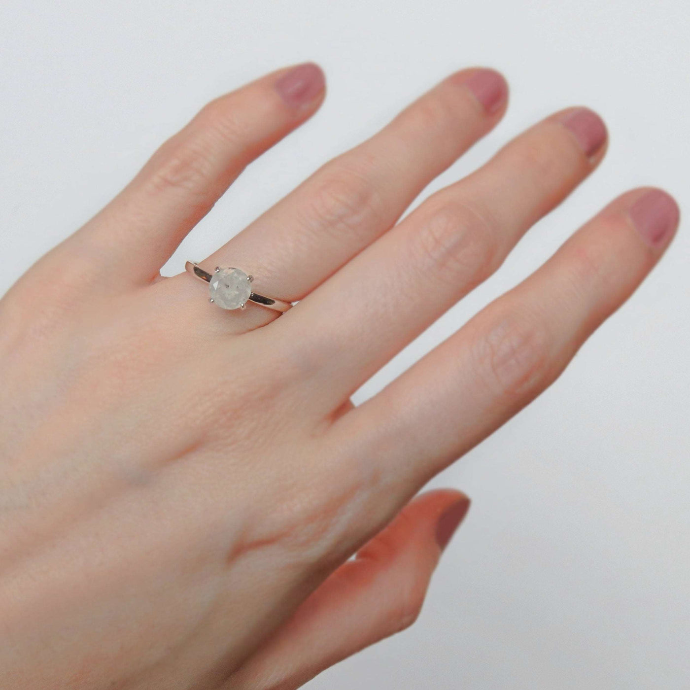 Last Call: Solitaire White Diamond Ring