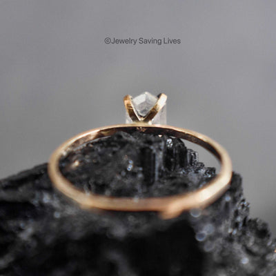 dainty engagement ring