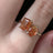 The Aurora - Toi et Moi Sunstone Ring