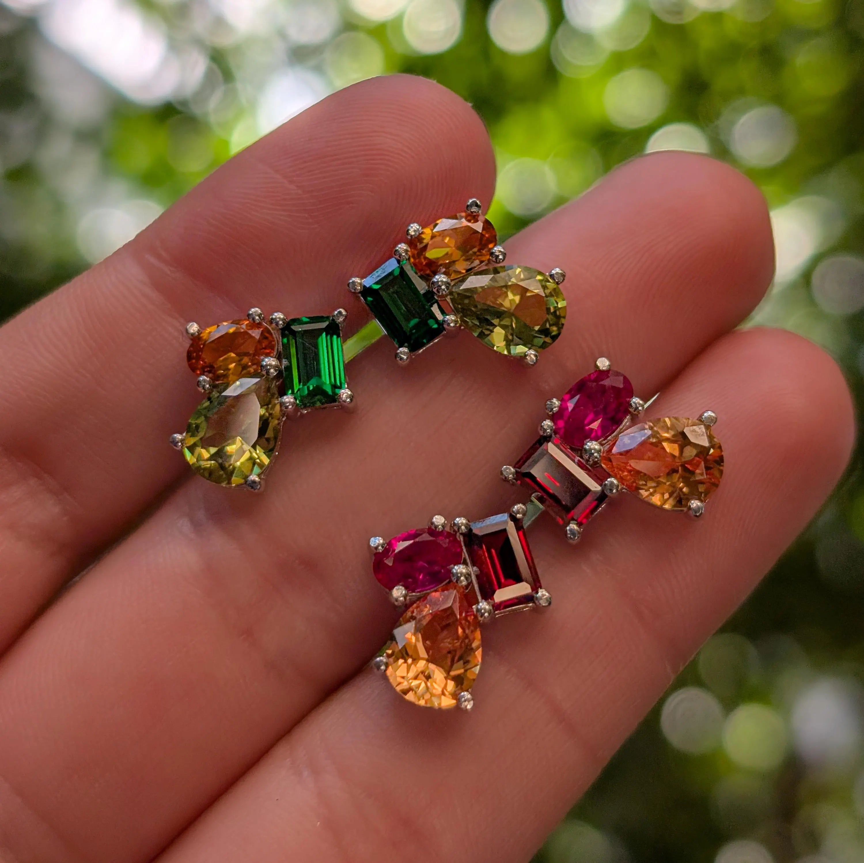 The Tulia - Pick Your Own Stone Cluster Studs