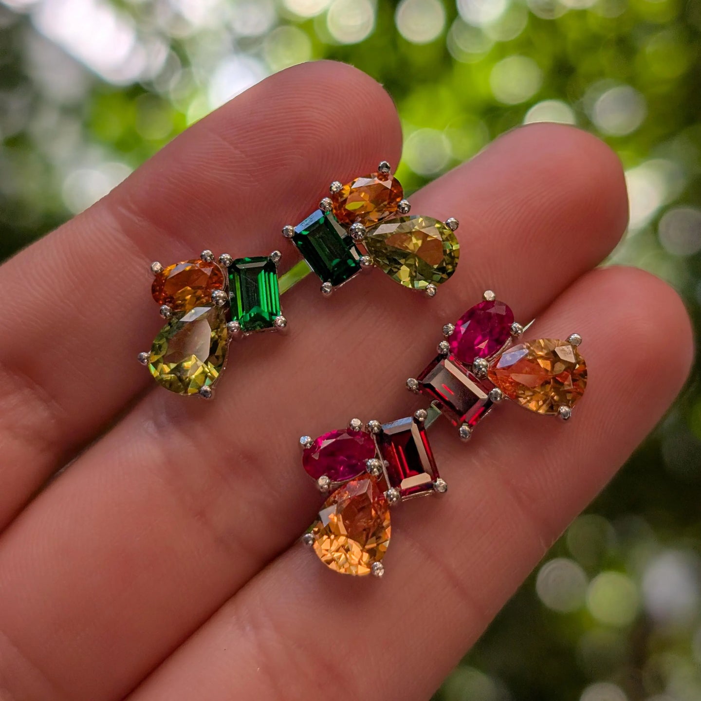 The Tulia - Pick Your Own Stone Cluster Studs