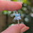 Aquamarine 3 Stone Cluster Ring