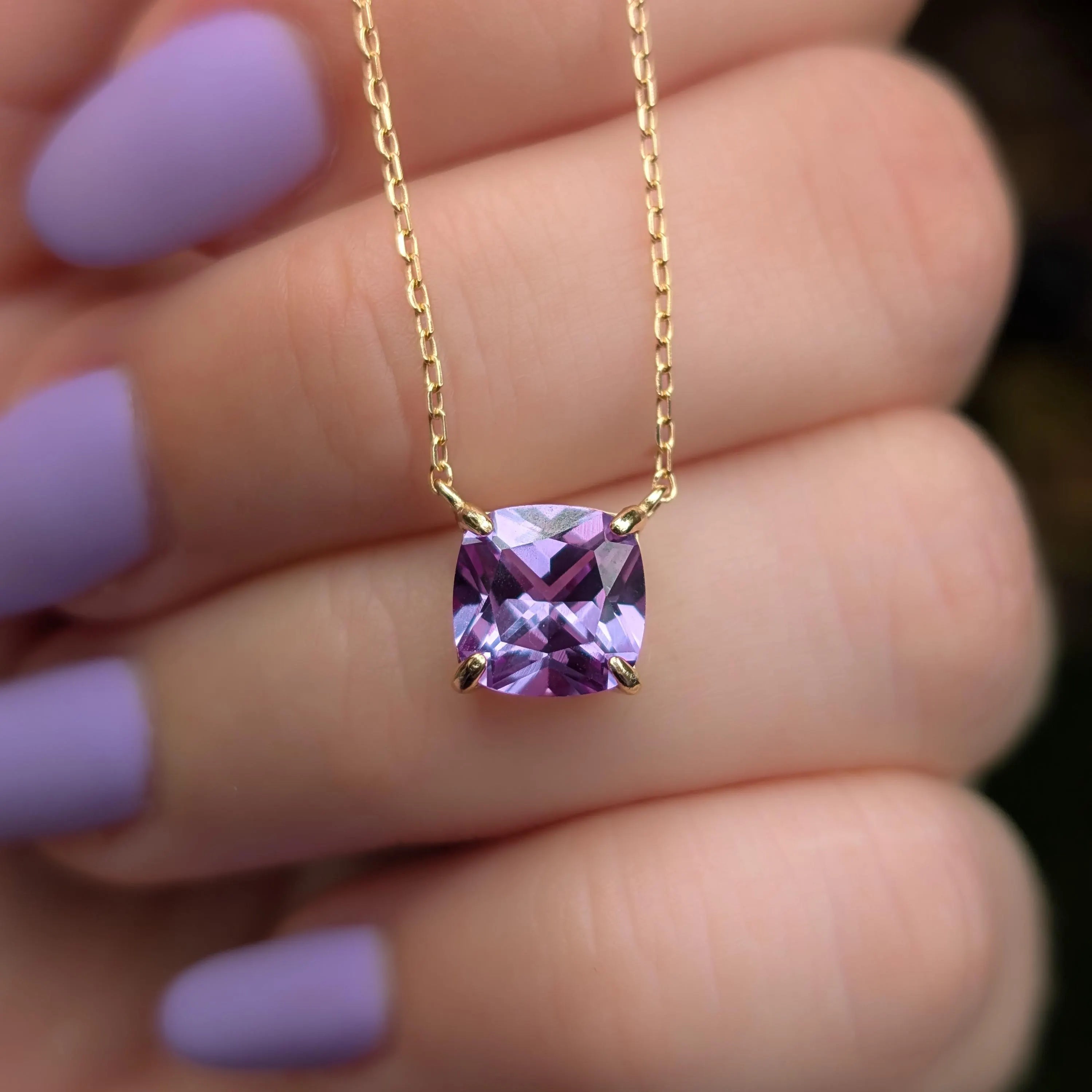 The Ashlynn - Brilliant Alexandrite Necklace