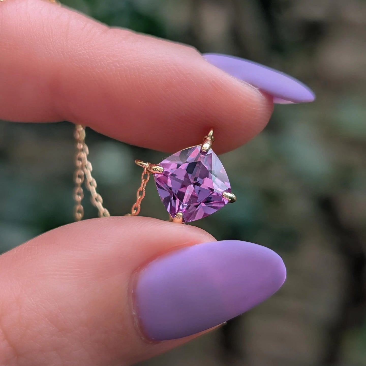 The Ashlynn - Brilliant Alexandrite Necklace