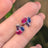 The Elia - Bisexual Flag Small Cluster Studs