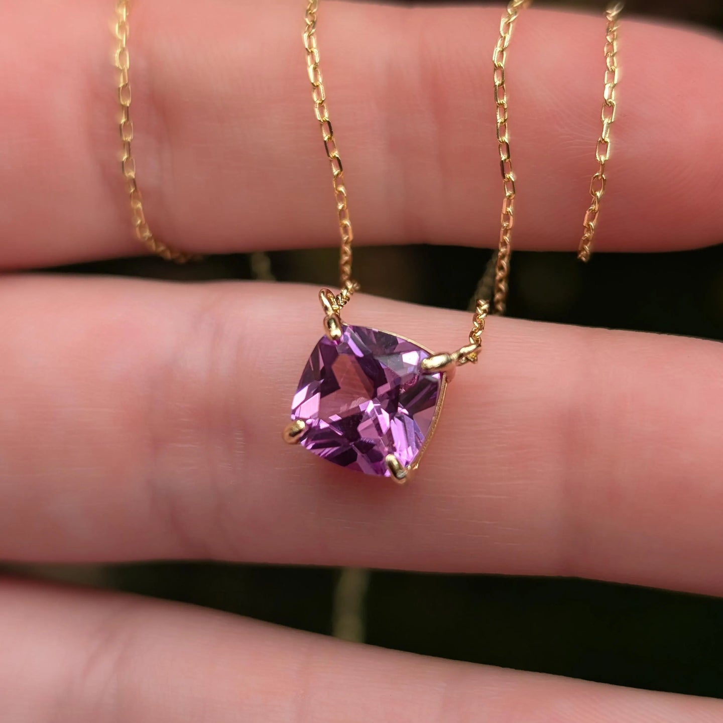 The Ashlynn - Brilliant Alexandrite Necklace