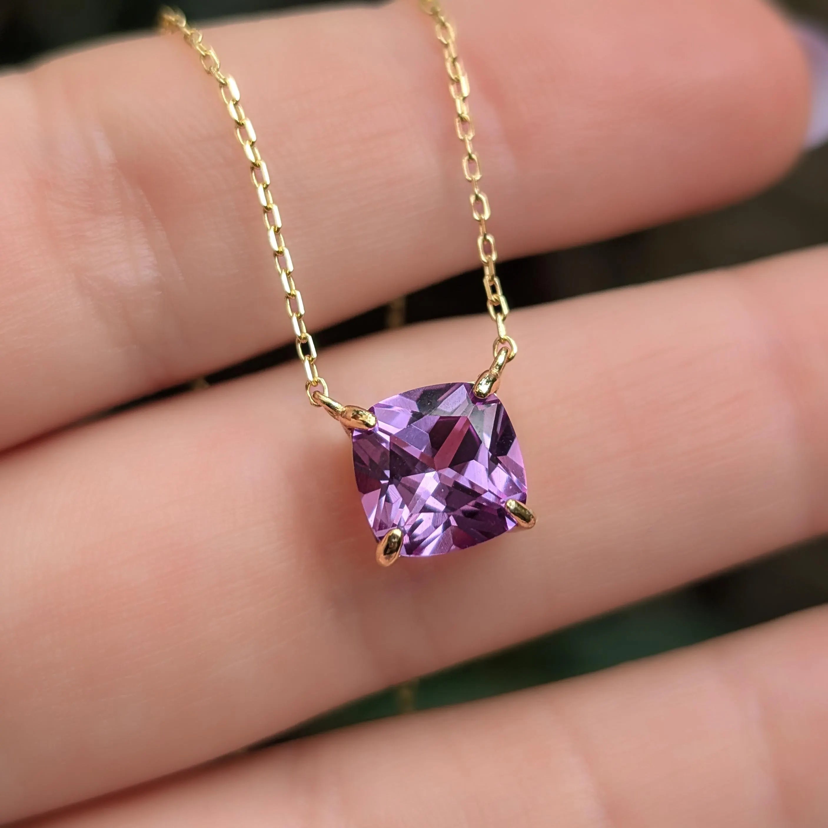 The Ashlynn - Brilliant Alexandrite Necklace