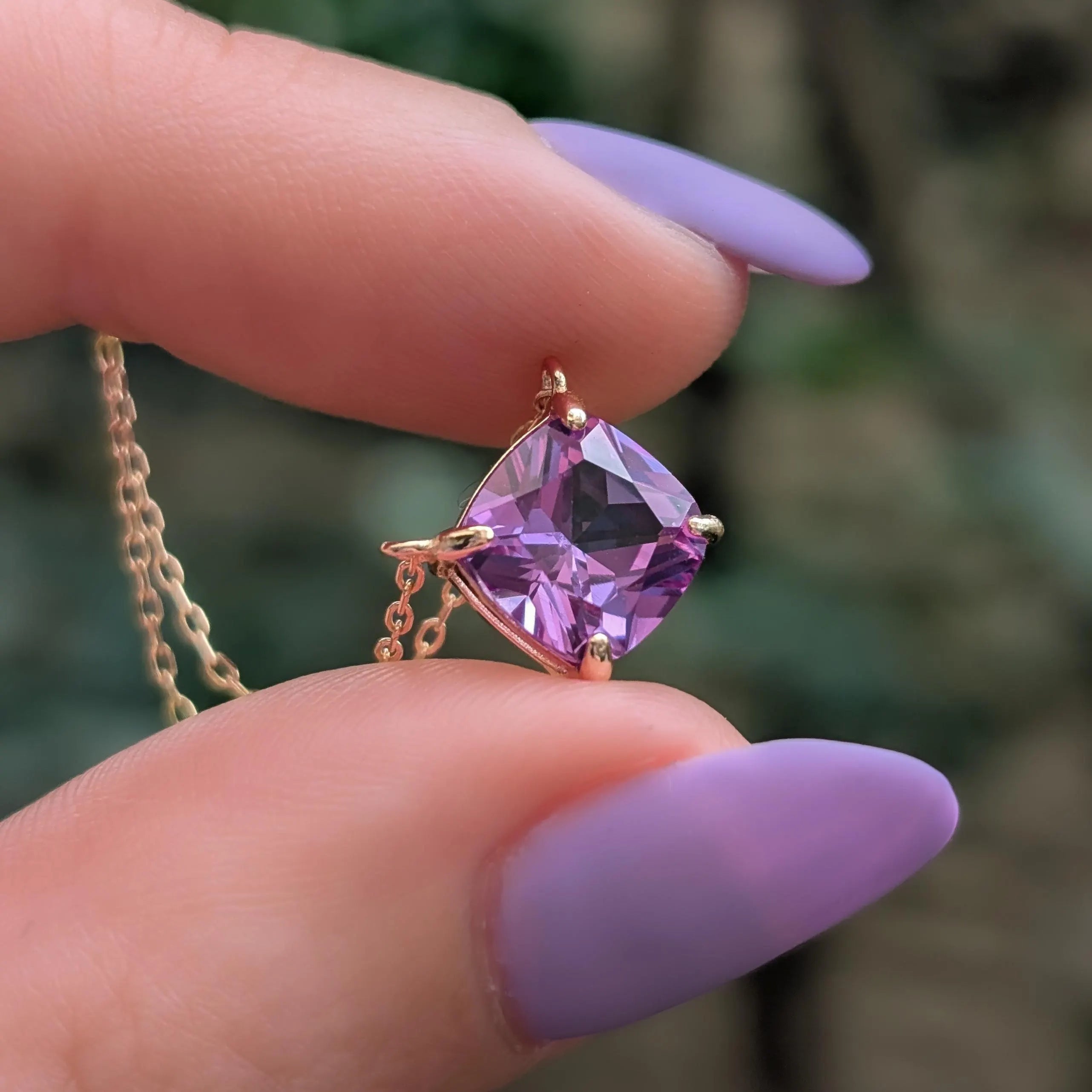 The Ashlynn - Brilliant Alexandrite Necklace