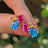 The Tulia - Pansexual Flag Cluster Studs